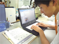 データー入力中